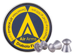 Air Arms Diabolo Field Pellets .177 - 4.52mm / 8.4gr - 0.547g x 500