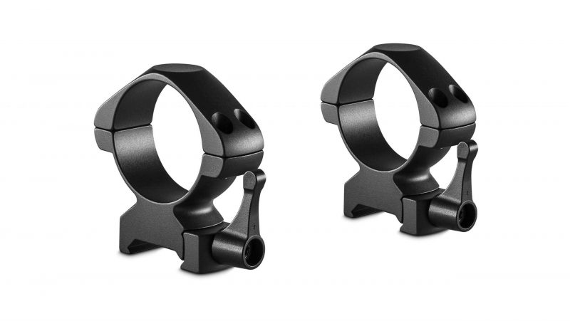 Hawke Precision Steel Ring Mounts 34mm 2 Piece Weaver Low - Lever