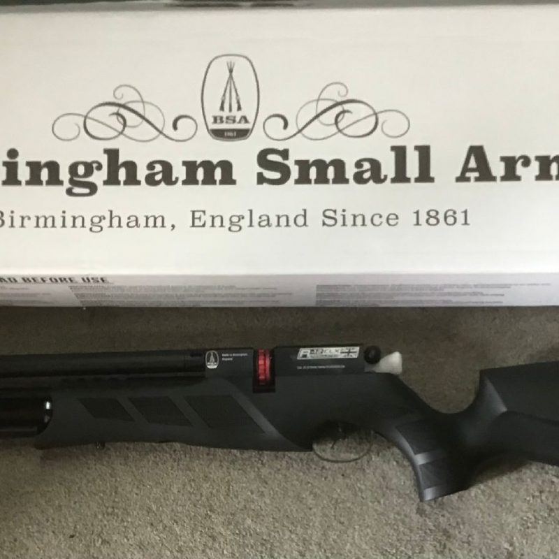 BSA R12 CLX Bolt Action Black Soft Touch Edition .22 Cal Super Carbine Length