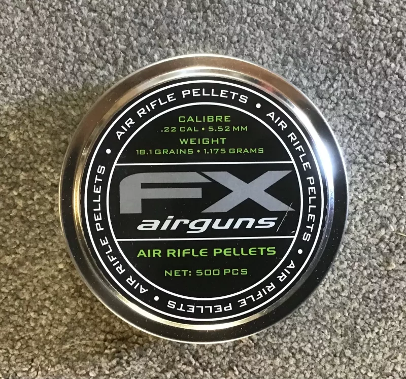 FX .22 (5.52) Premium Airgun Pellets - 18.1gr x 500