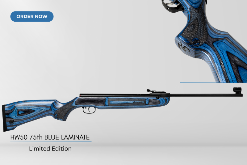 Weihrauch HW50 Blue Laminate 75th Anniversary Model - Image 2