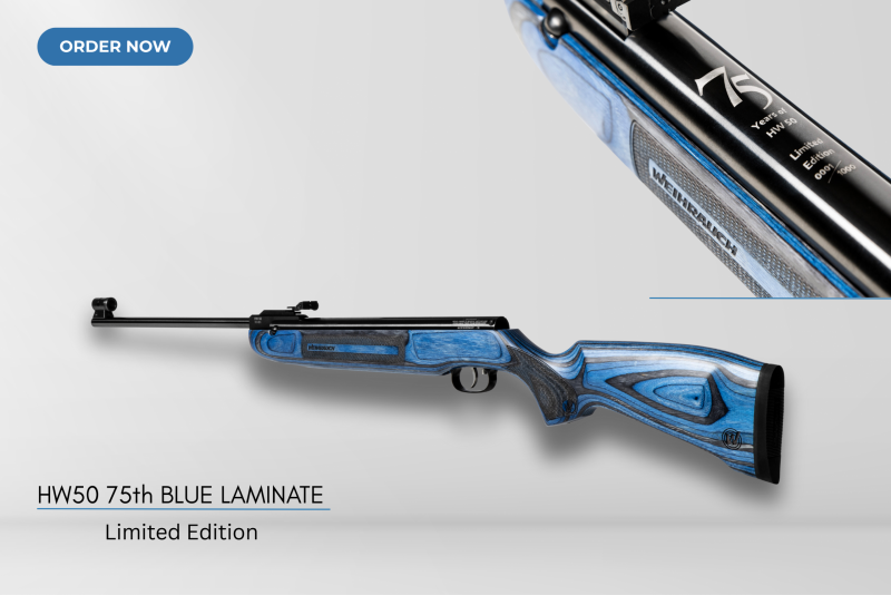 Weihrauch HW50 Blue Laminate 75th Anniversary Model