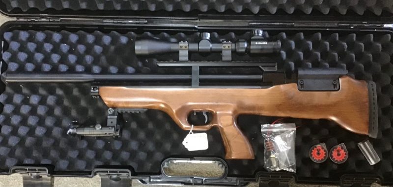 Second Hand Hatsan Flash Pup Bullpup QE PCP Air rifle .22 Cal 