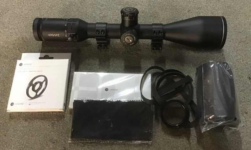 Second Hand Hawke Sidewinder 30 SF 6-24x56 20x Half Mil Reticle
