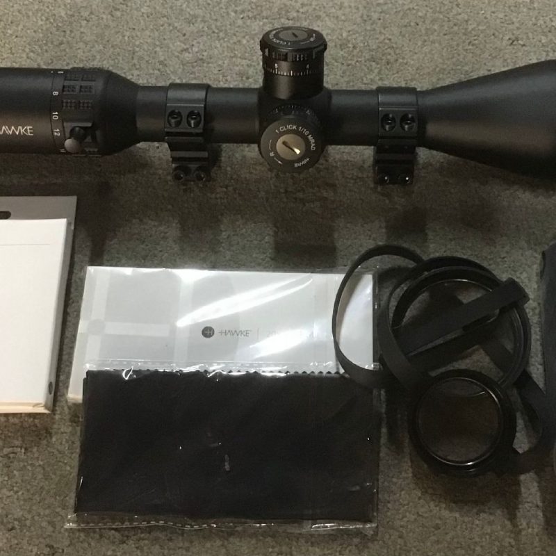 Second Hand Hawke Sidewinder 30 SF 6-24x56 20x Half Mil Reticle