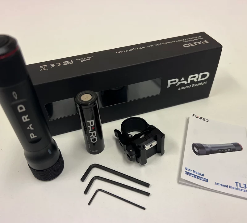 Pard TL3 850 IR Illuminator – High-Power 850nm Night Vision Infrared Torch