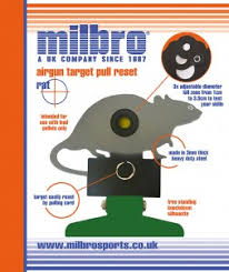 Milbro Shooting Target Self Reset Rat Milbro Freestand