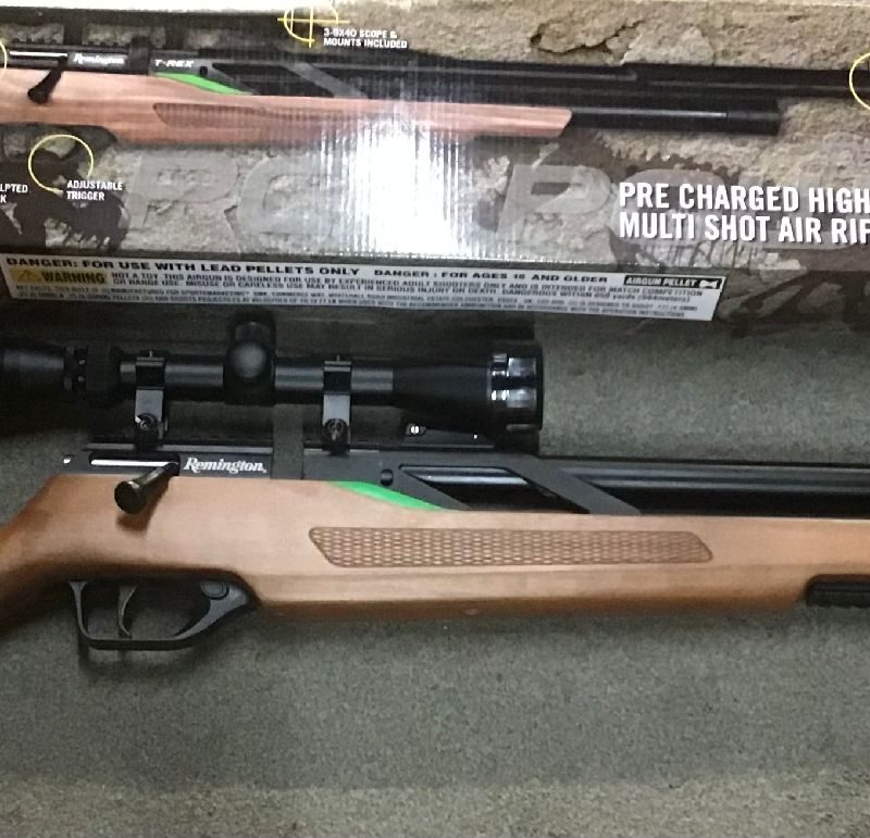 Remington T-Rex Beech PCP Air Rifle + Scope