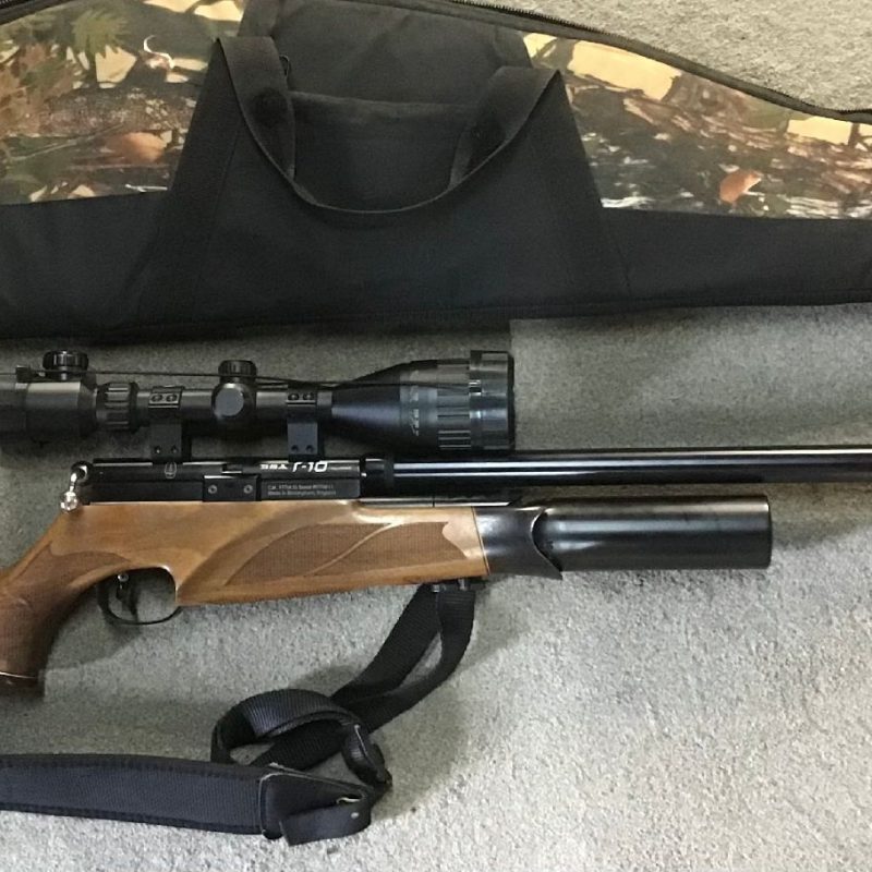 Second Hand BSA R10 Regulated Walnut Right Handed .177 Cal