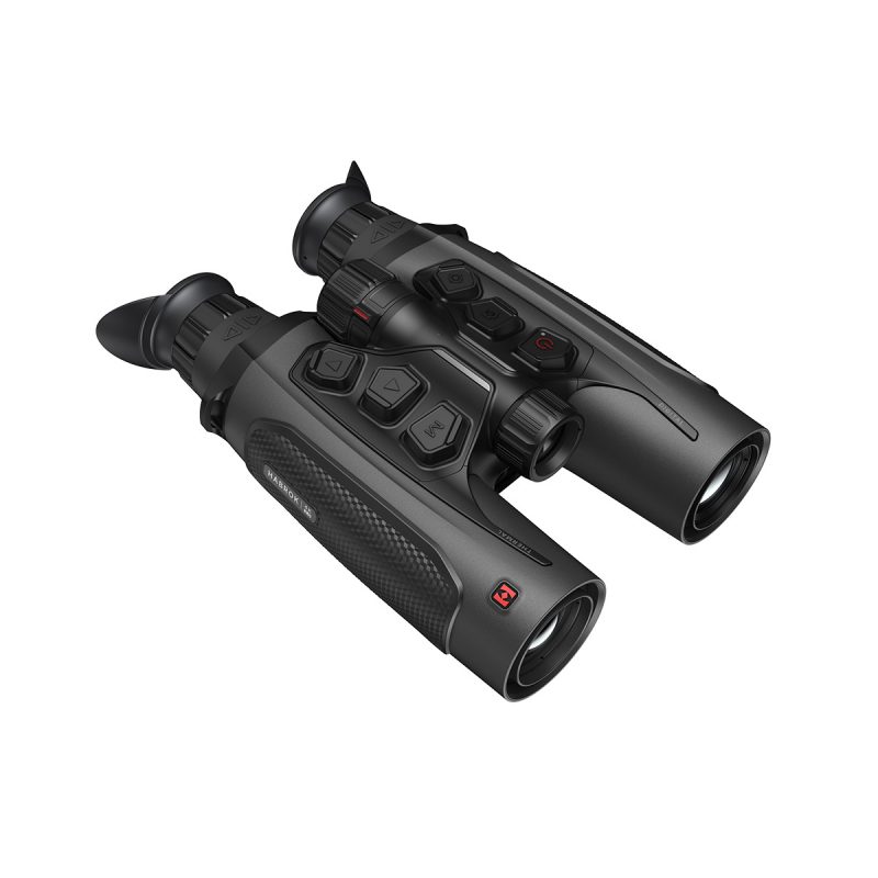 HIKMICRO Habrok 4K 2.0 HE25L Multi-Spectrum Thermal / Digital Binoculars with LRF 25mm 18mk 256x192px with 4K Optical Camera and Harness