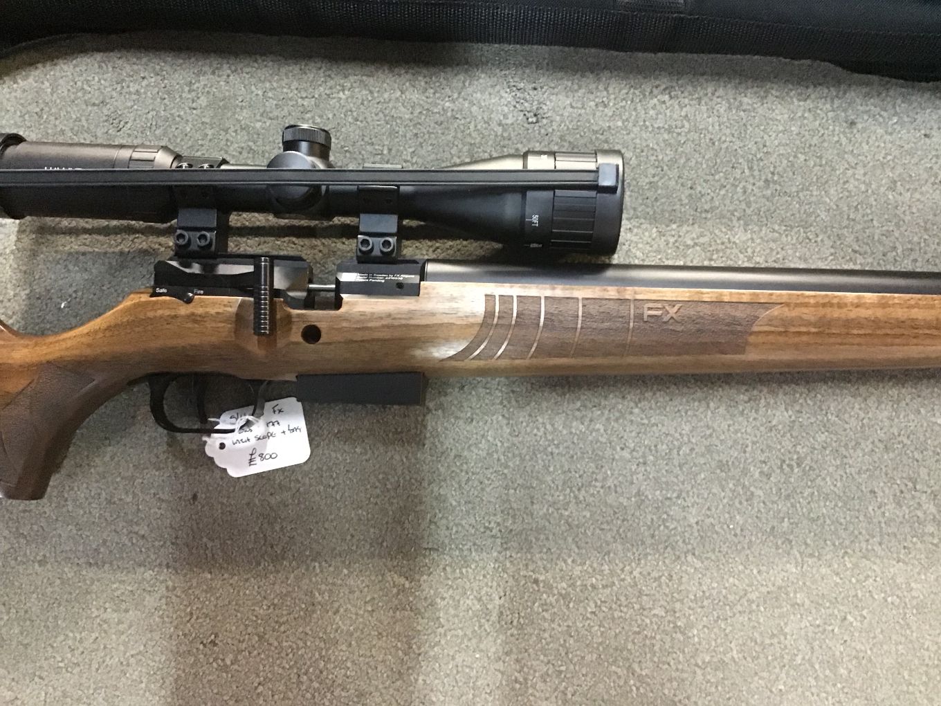 Second Hand FX DRS Classic Walnut Grade 2 500mm Air Rifle .177 Cal - Image 3