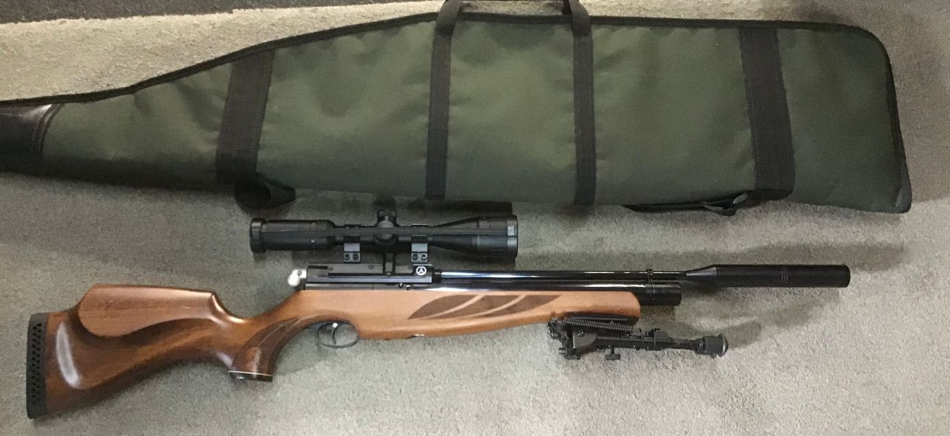 Second Hand Air Arms S410 Carbine S/L Traditional Brown .177 Cal
