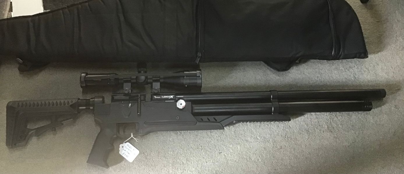 Nova Vista Avenge-X Synthetic Stock Regulated PCP .177 and .22 Cal