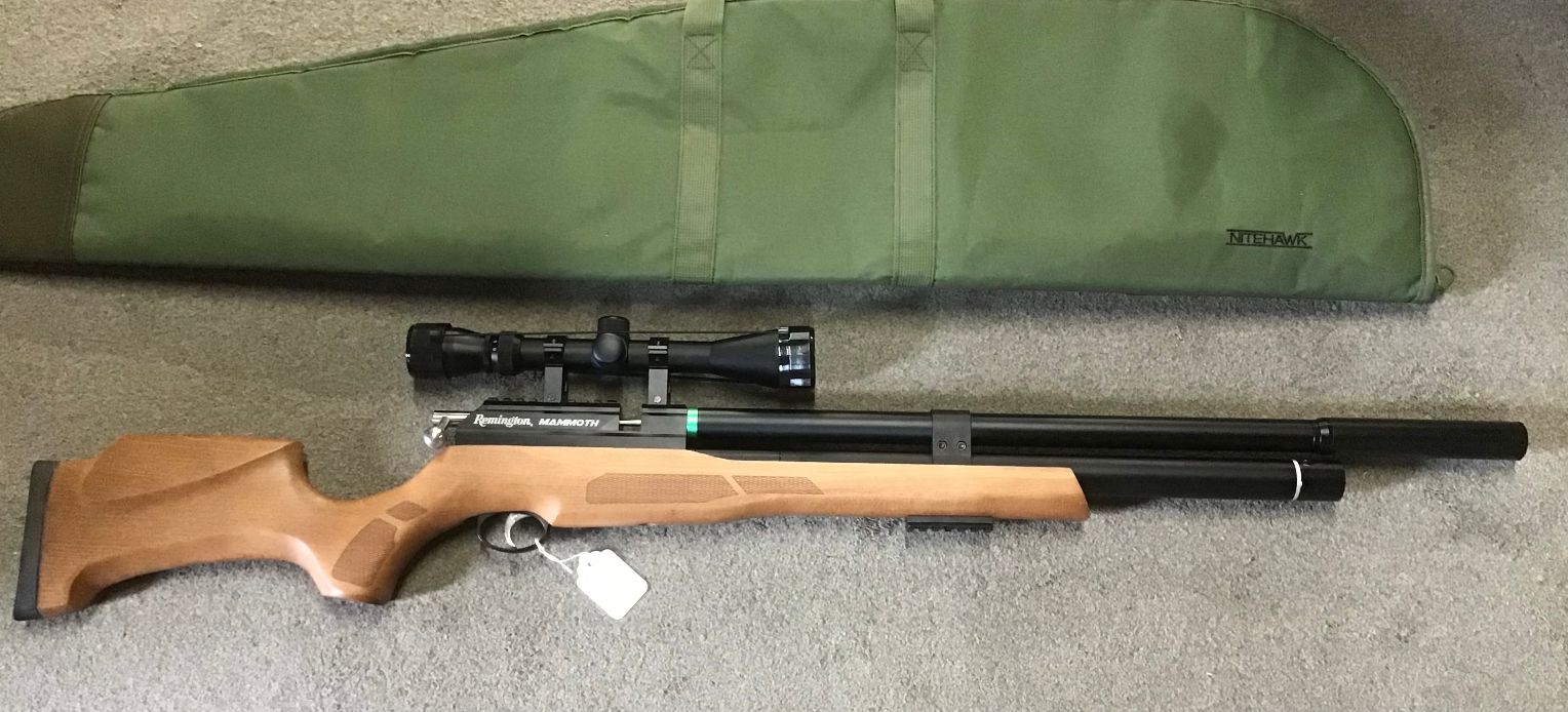 Second Hand Remington Mammoth PCP Air Rifle .22 Cal