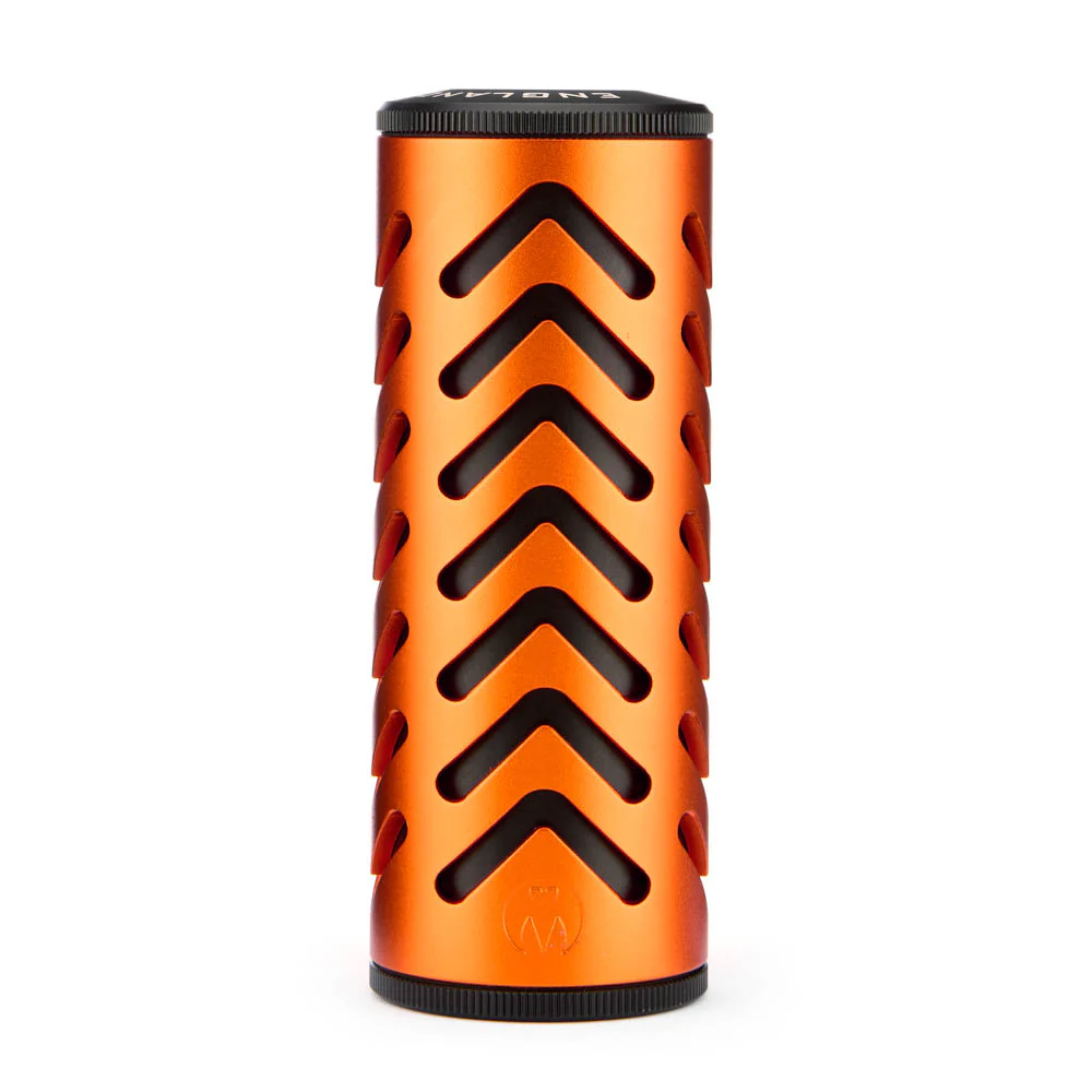Three Legged Thing Modfather Chevron Orange Moderator .177 / .22 Cal 1/2" UNF