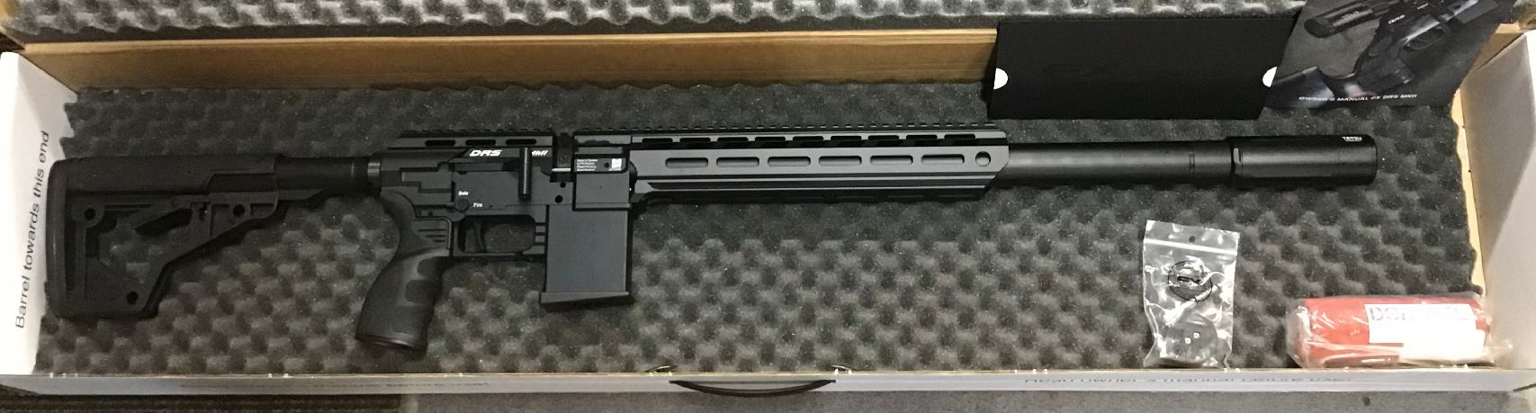 FX DRS MKII Tactical 500mm Including AR15 Stock & Tatsu Moderator .22 Cal