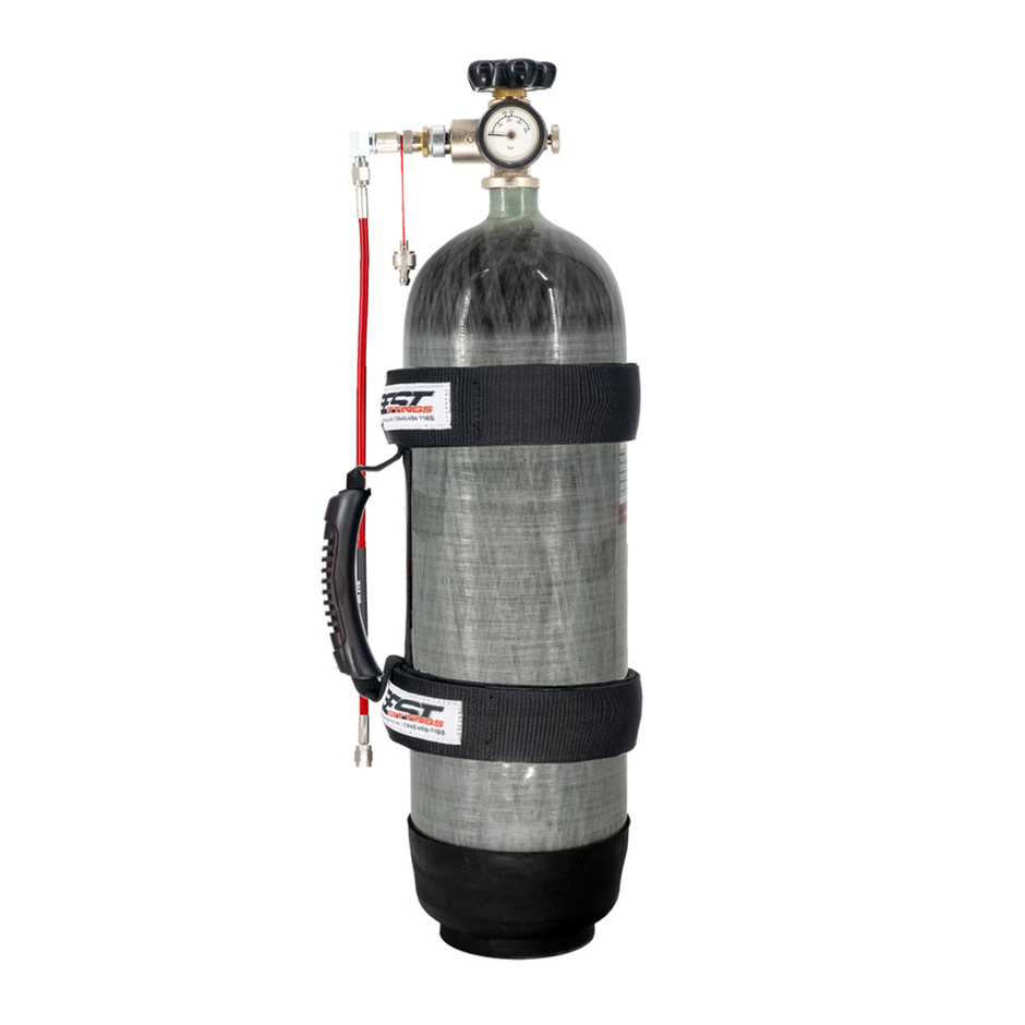 6.8 Ltr Carbon Fibre Airgun Charging Cylinder 300BAR Bling Kit