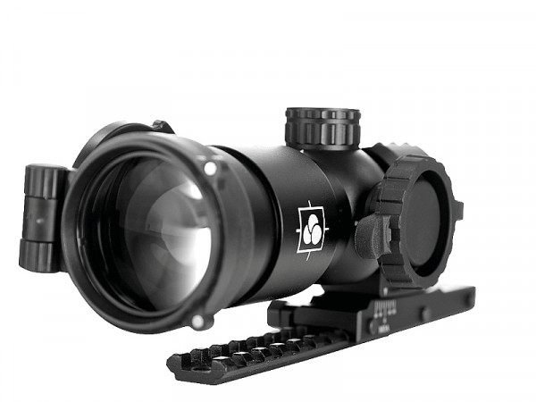 Immersive Optics 5x30 Pro Mildot Prism Scope with MOA Adjustable Mounts