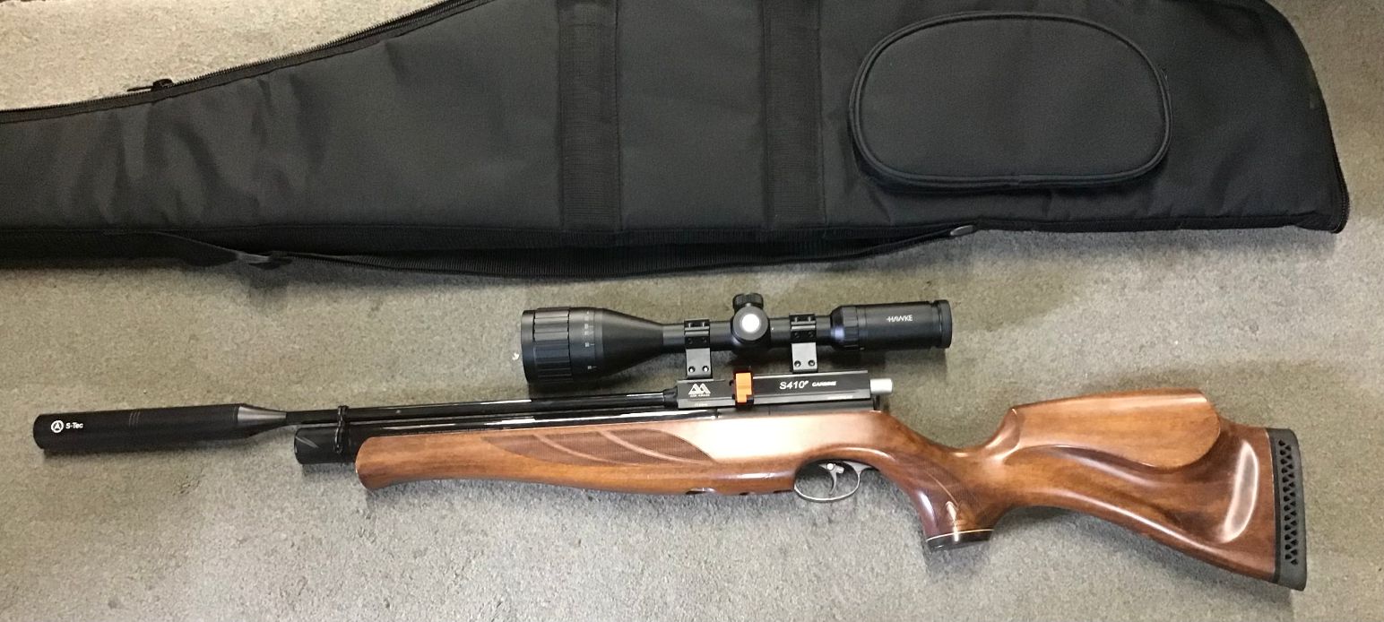 Second Hand Air Arms S410 Superlite Carbine Beech .177 Cal