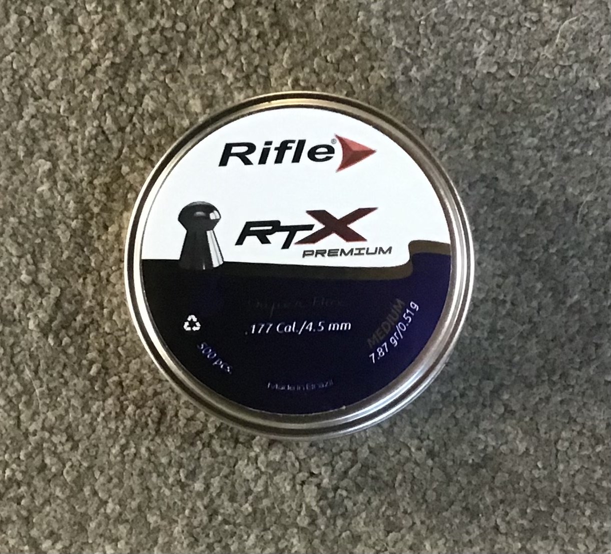 Rifle Ammunition Premium RTX Medium 177